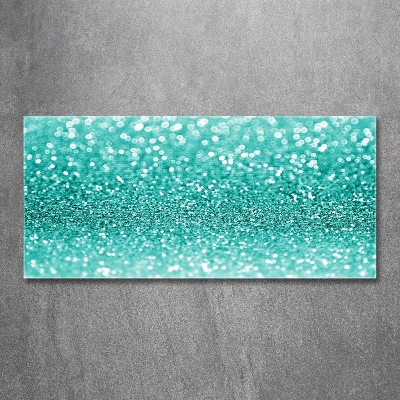 Cuadro decorativo de vidrio para salón horizontal Perifollos