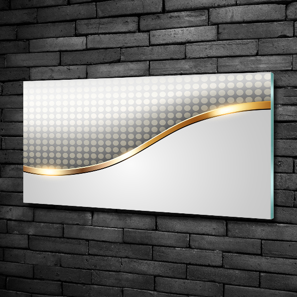 Foto en cristal de alta calidad con impresión uv horizontal Fondo abstracto