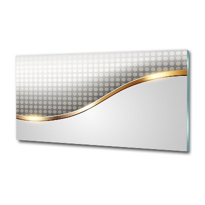 Foto en cristal de alta calidad con impresión uv horizontal Fondo abstracto