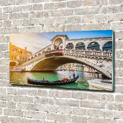 Cuadro de cristal templado moderno horizontal Venecia, Italia