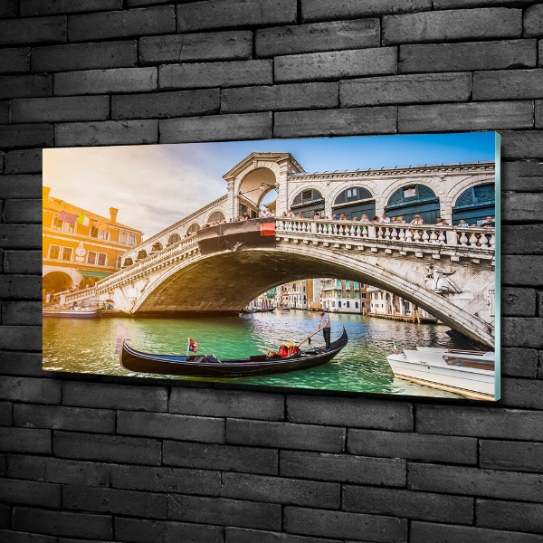 Cuadro de cristal templado moderno horizontal Venecia, Italia