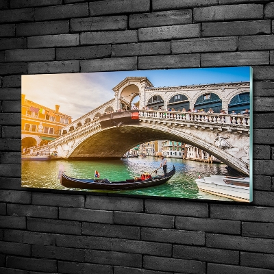 Cuadro de cristal templado moderno horizontal Venecia, Italia