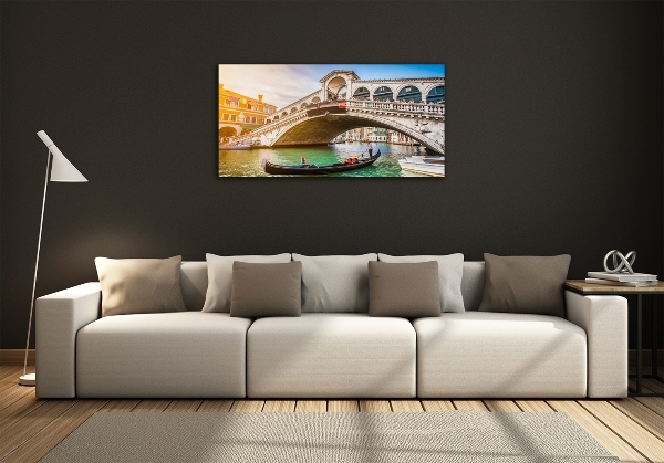 Cuadro de cristal templado moderno horizontal Venecia, Italia