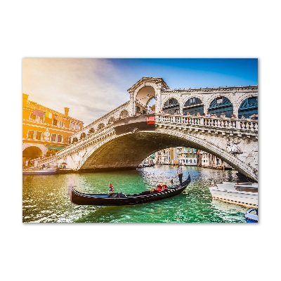 Cuadro de cristal templado moderno horizontal Venecia, Italia
