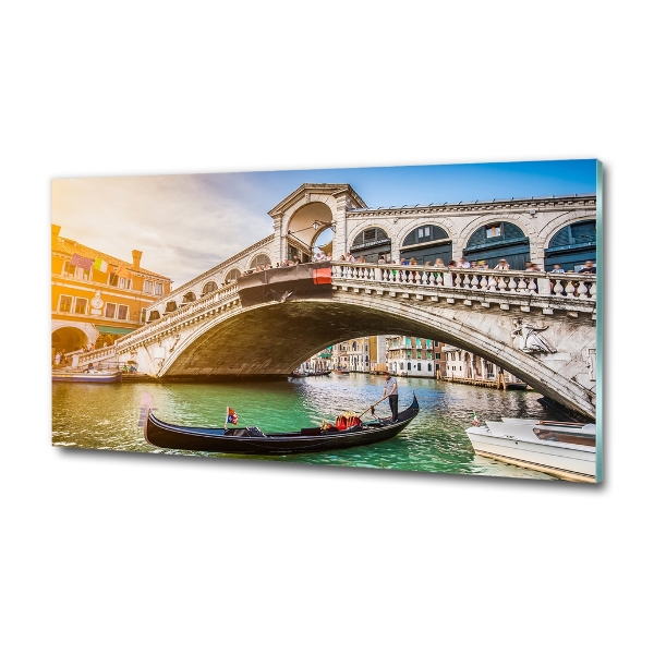 Cuadro de cristal templado moderno horizontal Venecia, Italia