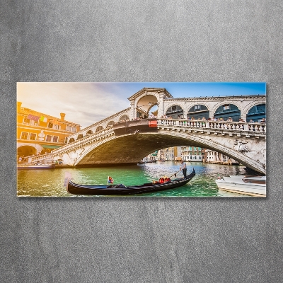 Cuadro de cristal templado moderno horizontal Venecia, Italia