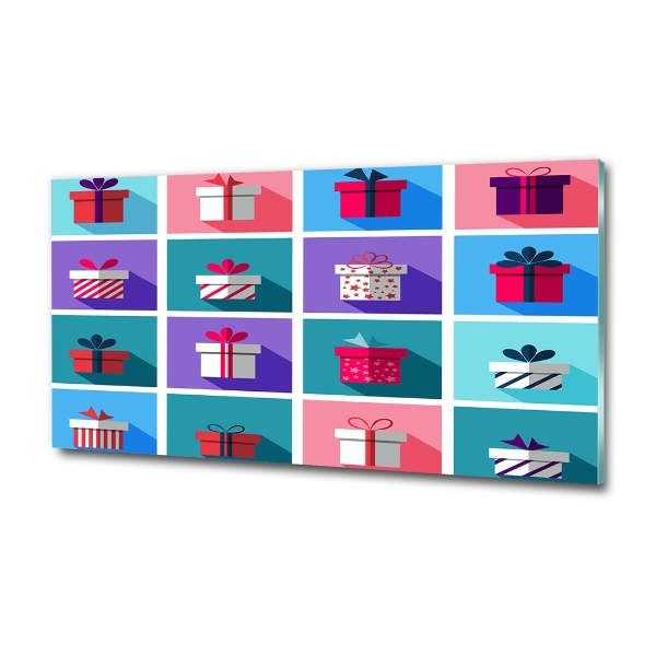 Foto en cristal de alta calidad con impresión uv horizontal Presenta