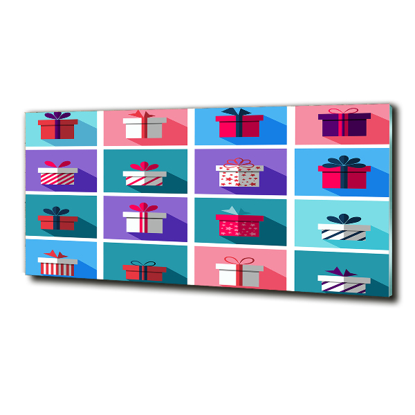 Foto en cristal de alta calidad con impresión uv horizontal Presenta