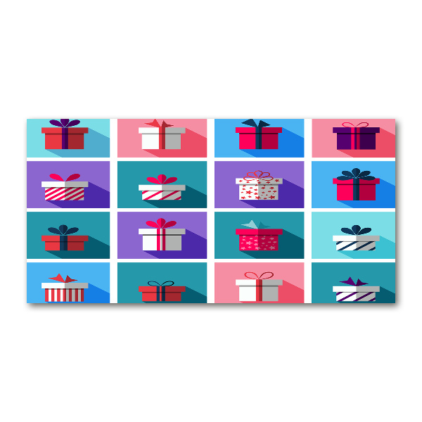 Foto en cristal de alta calidad con impresión uv horizontal Presenta