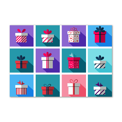 Foto en cristal de alta calidad con impresión uv horizontal Presenta