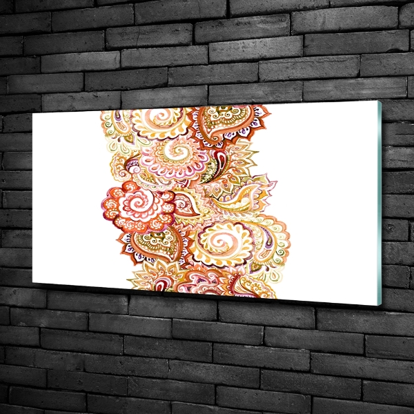 Cuadro de cristal templado moderno horizontal Adornos