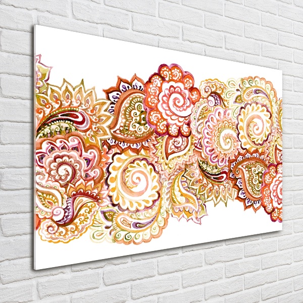 Cuadro de cristal templado moderno horizontal Adornos