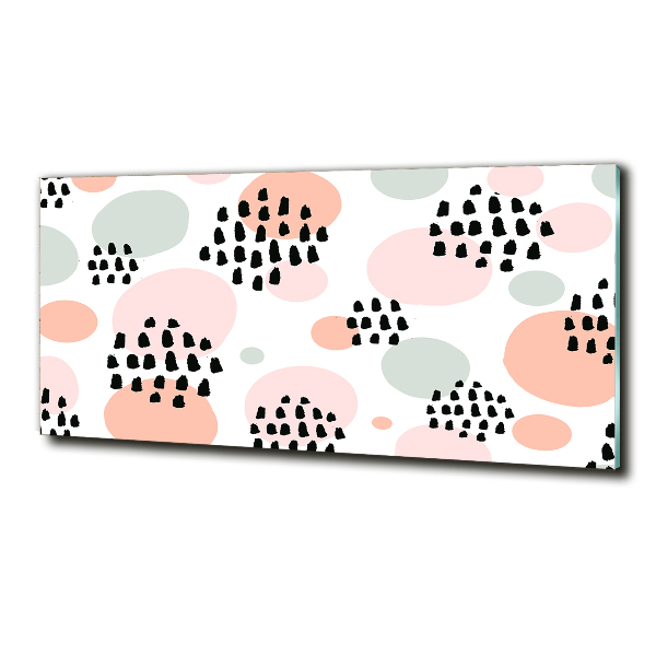 Foto en cristal de alta calidad con impresión uv horizontal Fondo abstracto