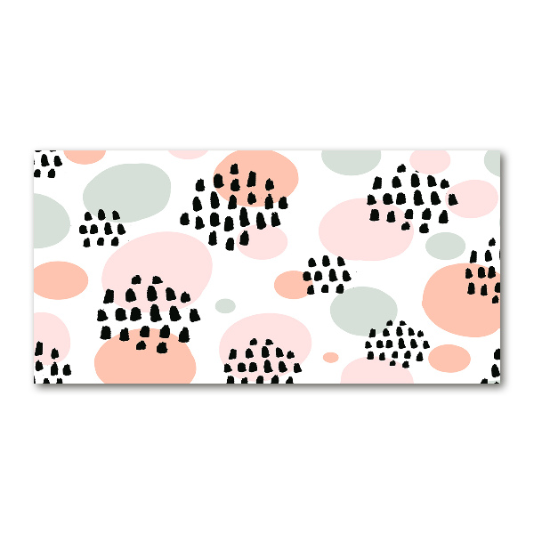 Foto en cristal de alta calidad con impresión uv horizontal Fondo abstracto