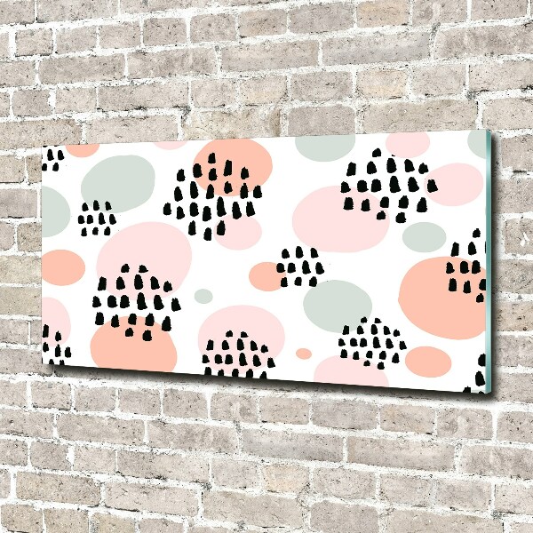 Foto en cristal de alta calidad con impresión uv horizontal Fondo abstracto