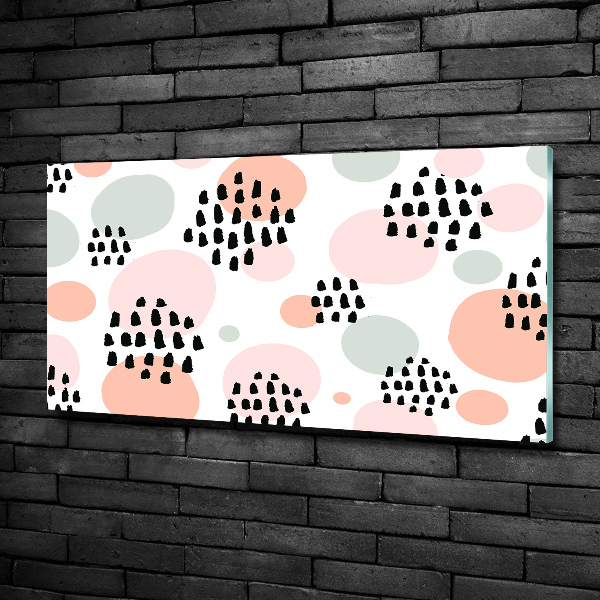 Foto en cristal de alta calidad con impresión uv horizontal Fondo abstracto