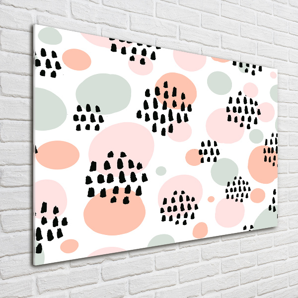 Foto en cristal de alta calidad con impresión uv horizontal Fondo abstracto