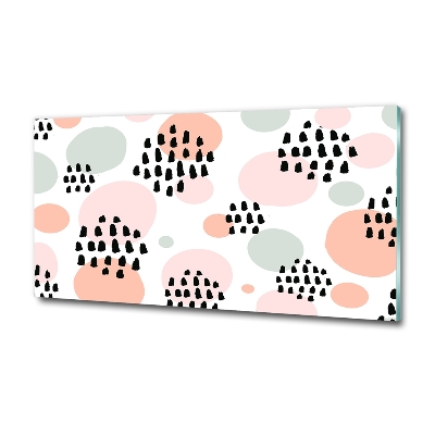 Foto en cristal de alta calidad con impresión uv horizontal Fondo abstracto