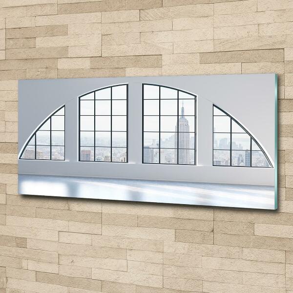 Foto en cristal de alta calidad con impresión uv horizontal Interior espacioso