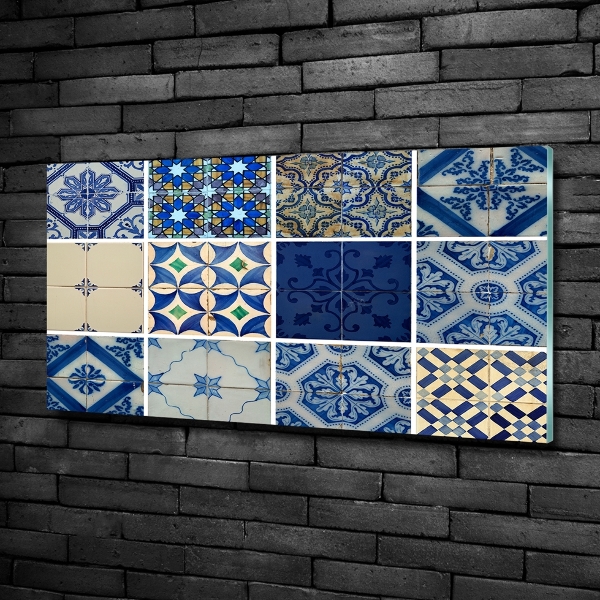 Foto en cristal de alta calidad con impresión uv horizontal Azulejos portugueses