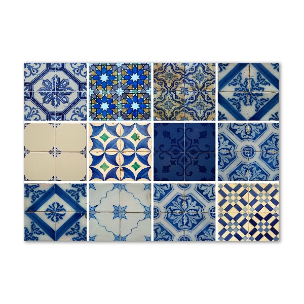 Foto en cristal de alta calidad con impresión uv horizontal Azulejos portugueses