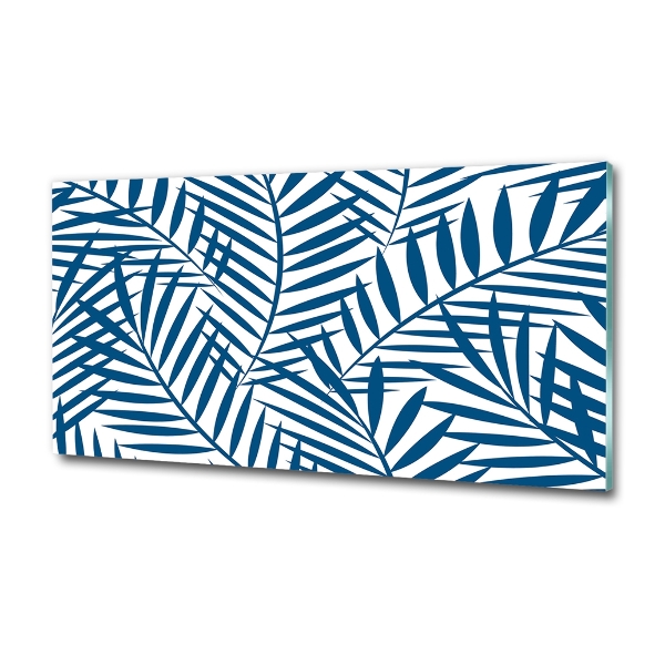 Foto en cristal de alta calidad con impresión uv horizontal hojas de palma