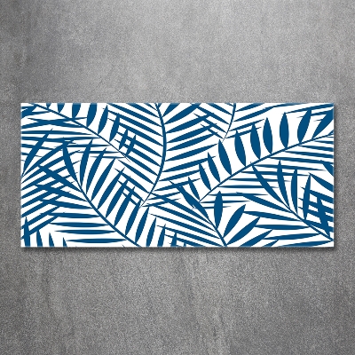 Foto obraz szkło hartowane Liście palmy