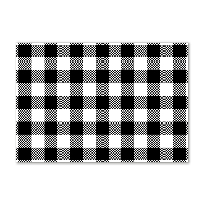 Cuadro decorativo de vidrio para salón horizontal Cuadros blancos y negros