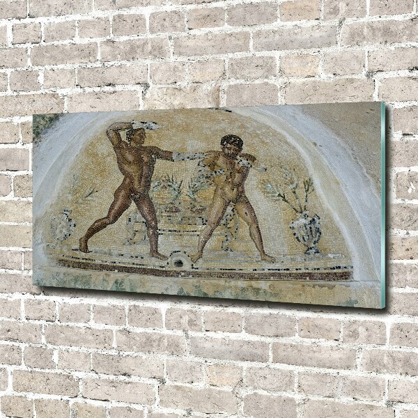 Foto en cristal de alta calidad con impresión uv horizontal Mosaico