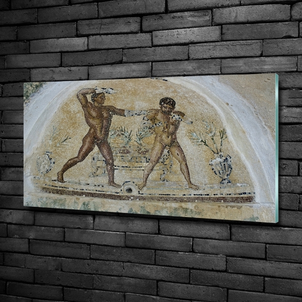 Foto en cristal de alta calidad con impresión uv horizontal Mosaico