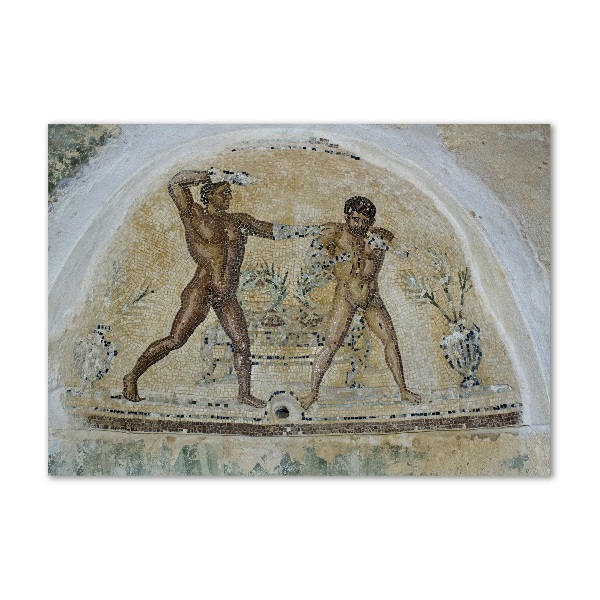 Foto en cristal de alta calidad con impresión uv horizontal Mosaico