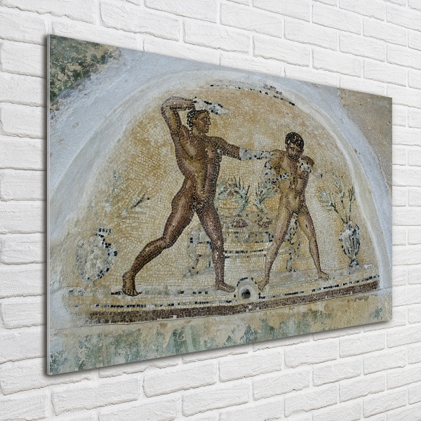 Foto en cristal de alta calidad con impresión uv horizontal Mosaico