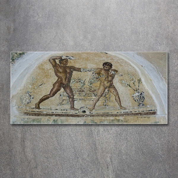 Foto en cristal de alta calidad con impresión uv horizontal Mosaico