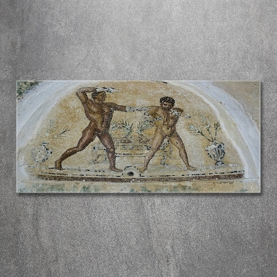 Foto en cristal de alta calidad con impresión uv horizontal Mosaico