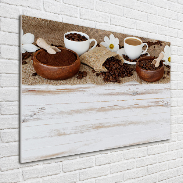 Foto obraz szkło hartowane Filiżanka kawy