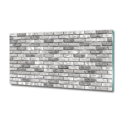 Foto en cristal de alta calidad con impresión uv horizontal pared de ladrillos