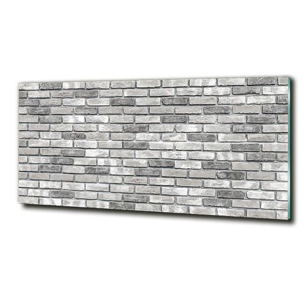 Foto en cristal de alta calidad con impresión uv horizontal pared de ladrillos