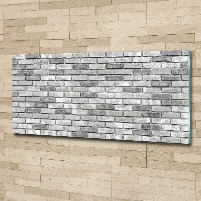 Foto en cristal de alta calidad con impresión uv horizontal pared de ladrillos