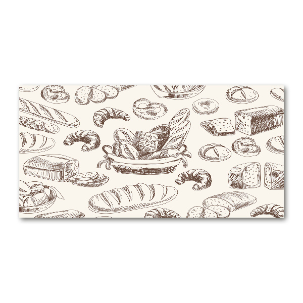 Foto obraz szkło hartowane Pieczywo