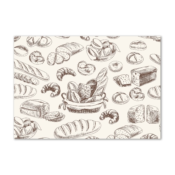 Cuadro de cristal templado moderno horizontal Pan