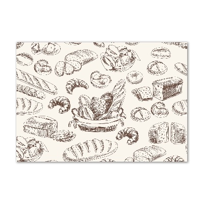 Cuadro de cristal templado moderno horizontal Pan