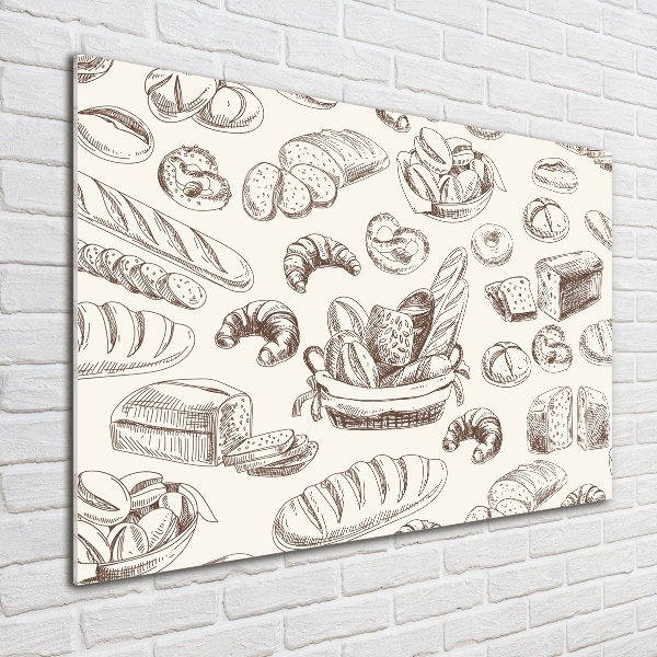 Cuadro de cristal templado moderno horizontal Pan