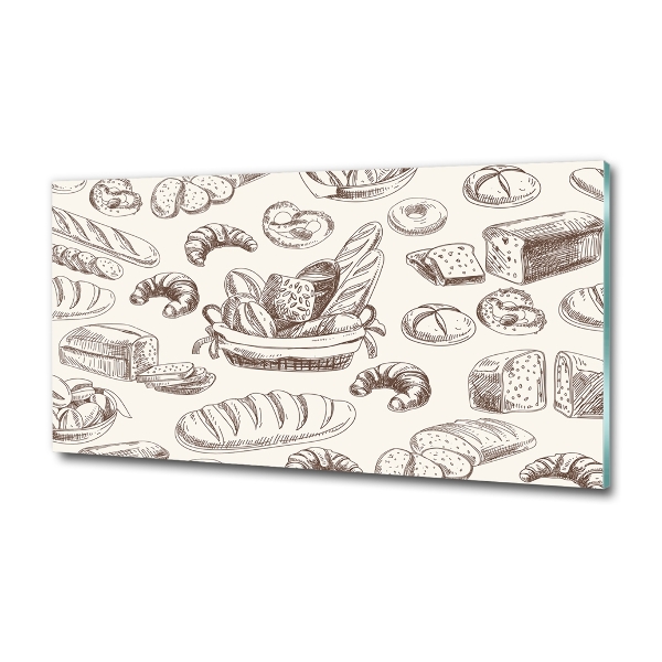 Cuadro de cristal templado moderno horizontal Pan