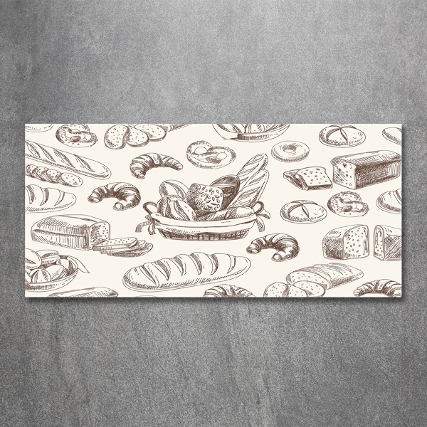 Cuadro de cristal templado moderno horizontal Pan