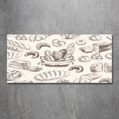 Cuadro de cristal templado moderno horizontal Pan