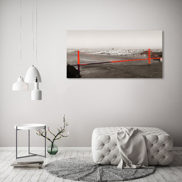 Foto obraz szklany Most San Francisco