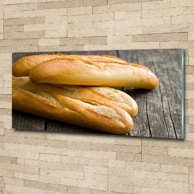 Cuadro decorativo de vidrio para salón horizontal Baguettes