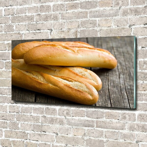 Cuadro decorativo de vidrio para salón horizontal Baguettes