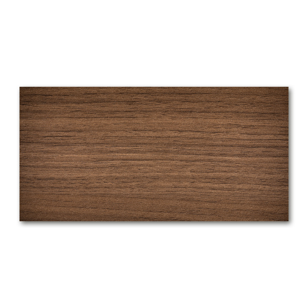 Cuadro de cristal templado moderno horizontal Fondo de madera