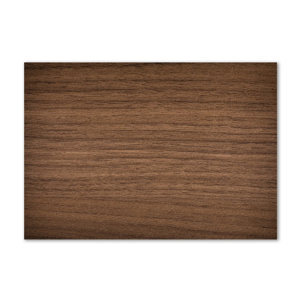 Cuadro de cristal templado moderno horizontal Fondo de madera